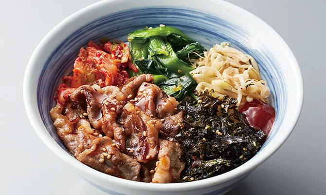 牛カルビビビンバ丼