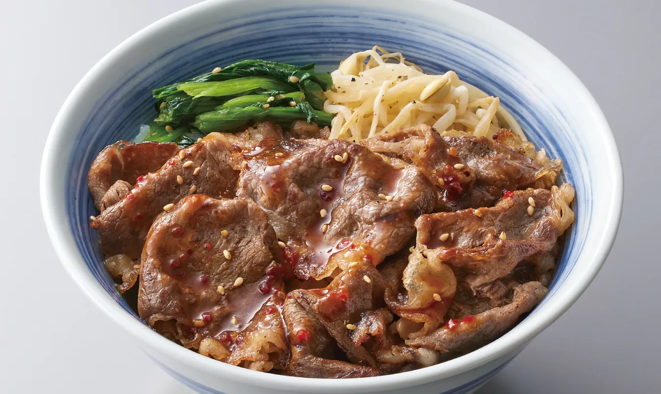 黒毛牛上カルビ丼