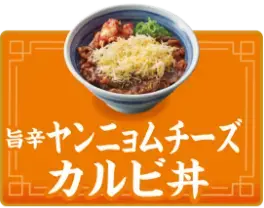 旨辛ヤンニョムチーズカルビ丼