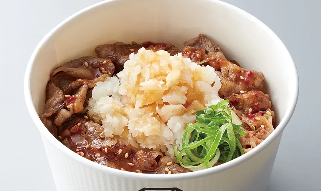 鬼おろし牛カルビ丼