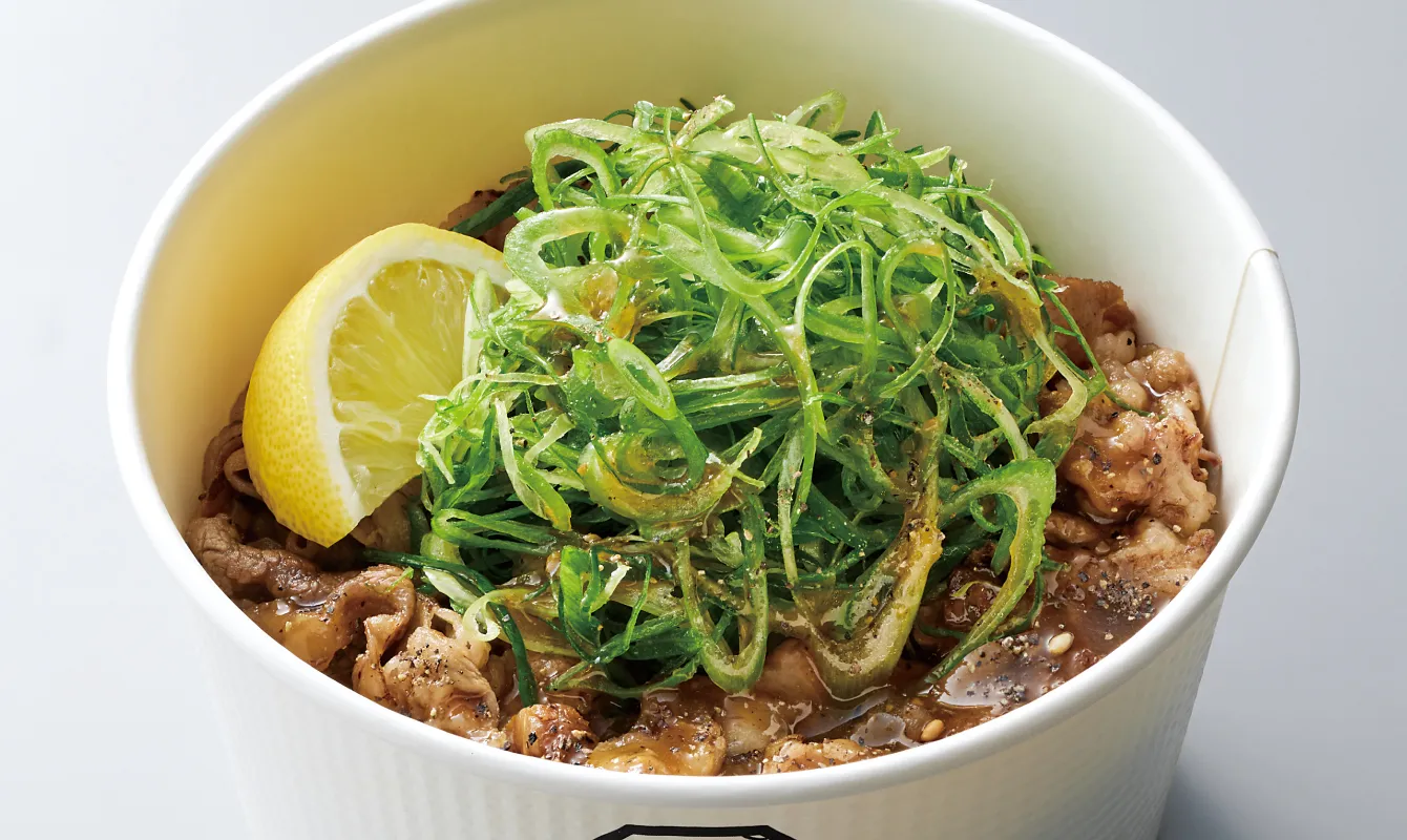 京都産九条ねぎ 旨塩カルビ丼