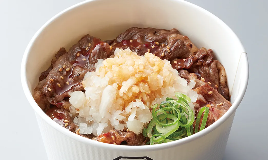 鬼おろし黒毛牛上カルビ丼