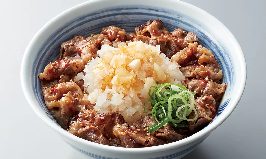 鬼おろし牛カルビ丼
