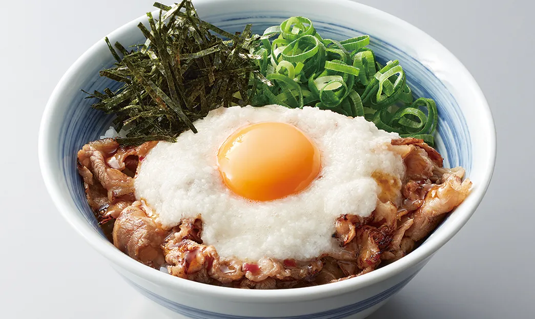 ～熟成醤油だれ～月見とろろカルビ丼