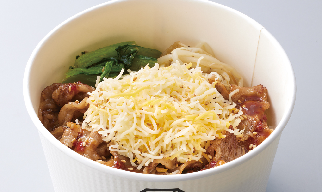たっぷりチーズカルビ丼
