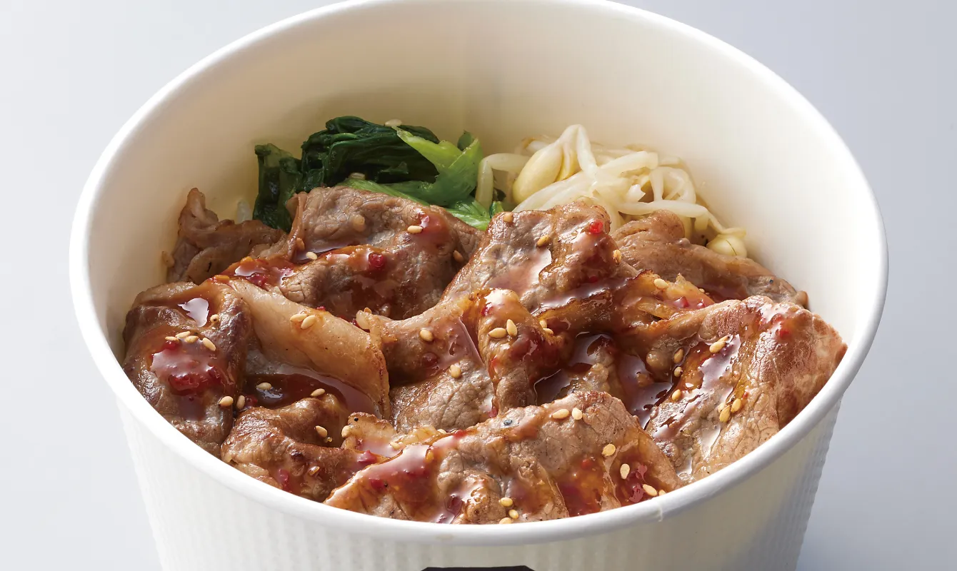 黒毛牛上カルビ丼