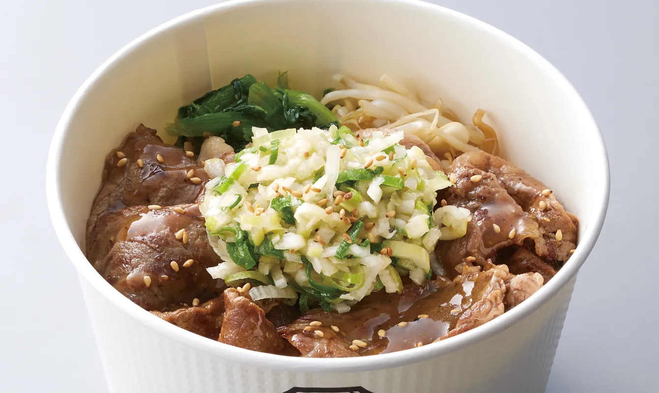 旨塩ねぎ黒毛牛上カルビ丼