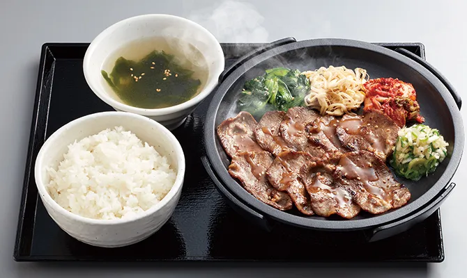 鉄板ねぎ塩牛タン定食