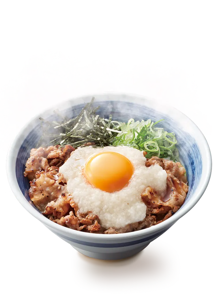 月見とろろカルビ丼のイメージ写真